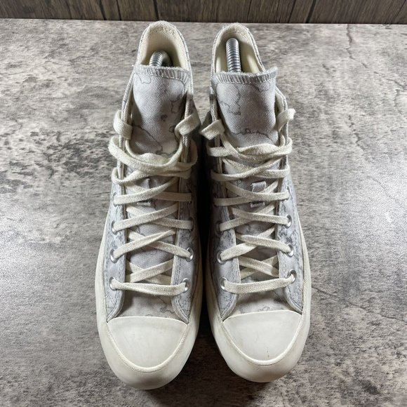 Converse CTAS Hi Women's 7 White High Top Sneakers Lugged Platform Chunky - Picture 8 of 10